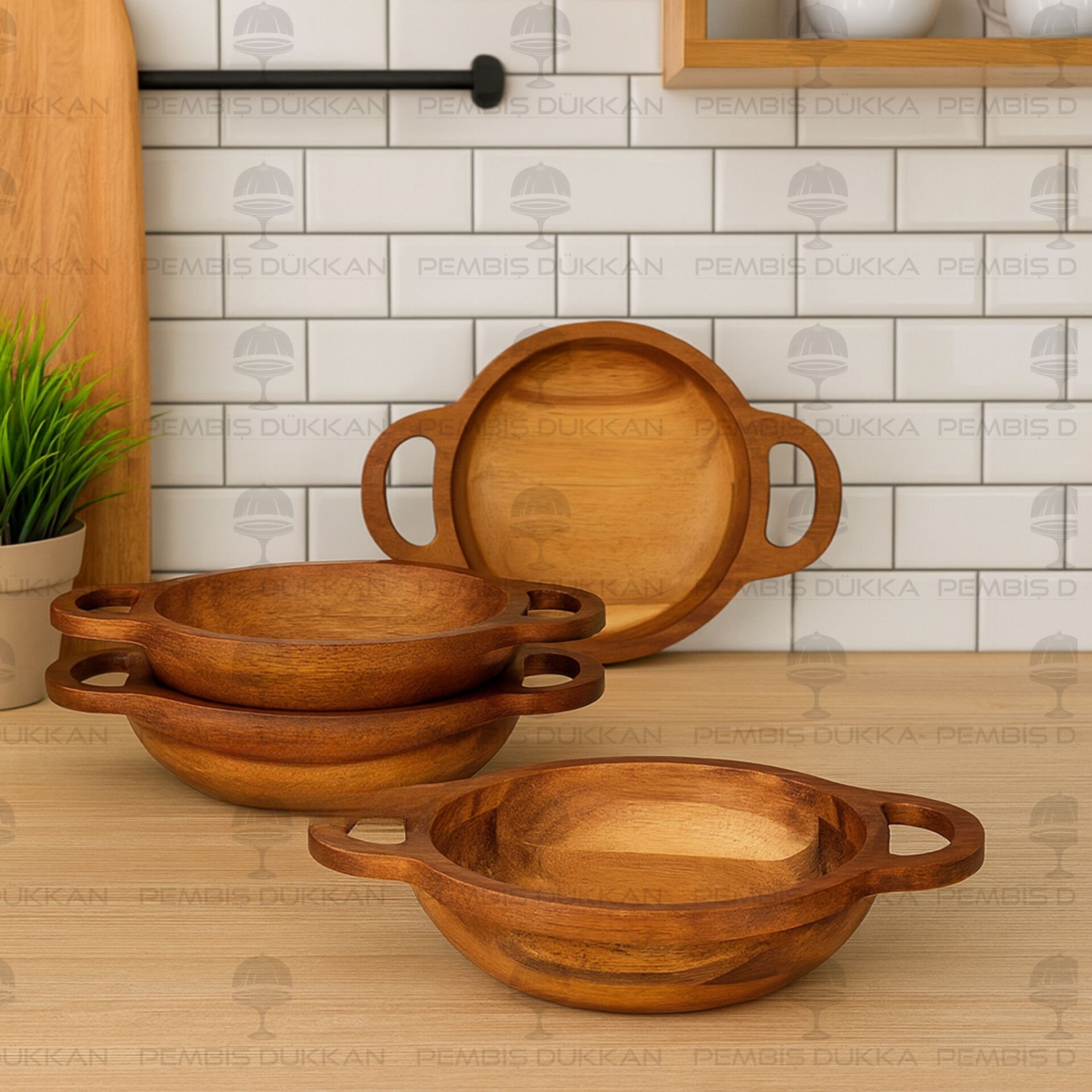 1 ADET AKASYA CARMEN ORTA BOY KULPLU KASE (7B200)