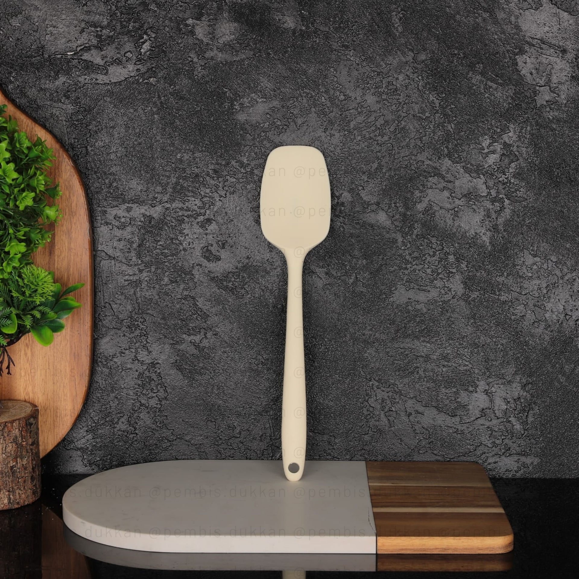 AROW BEYAZ SİLİKON SPATULA (822)
