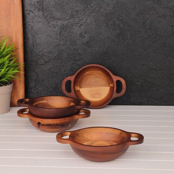 1 ADET AKASYA CARMEN KÜÇÜK BOY KULPLU KASE (7B199)