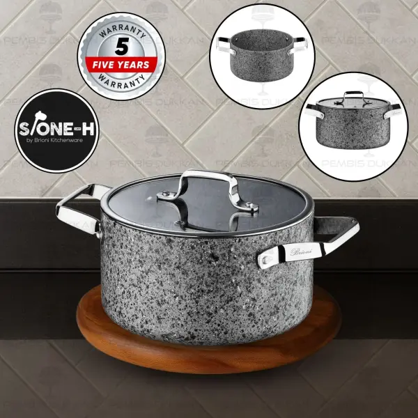 Brioni Stone-Age 26 Cm Derin Tencere