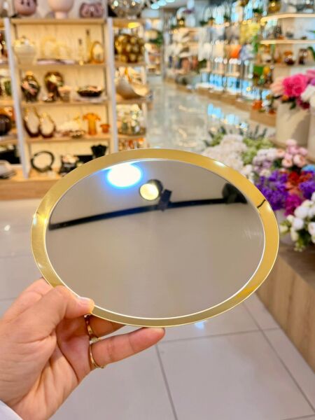 TİAMO 22CM  KAHVE SUNUM TEPSİSİ GOLD