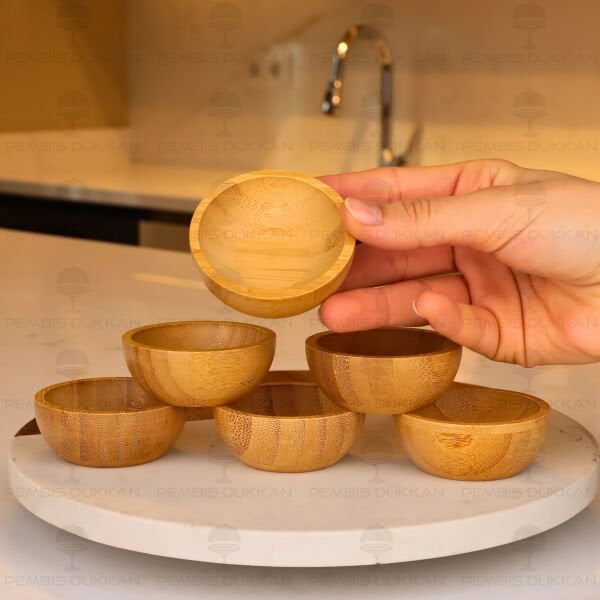 6LI MİNİ BAMBU LOKUMLUK & DRAJELİK