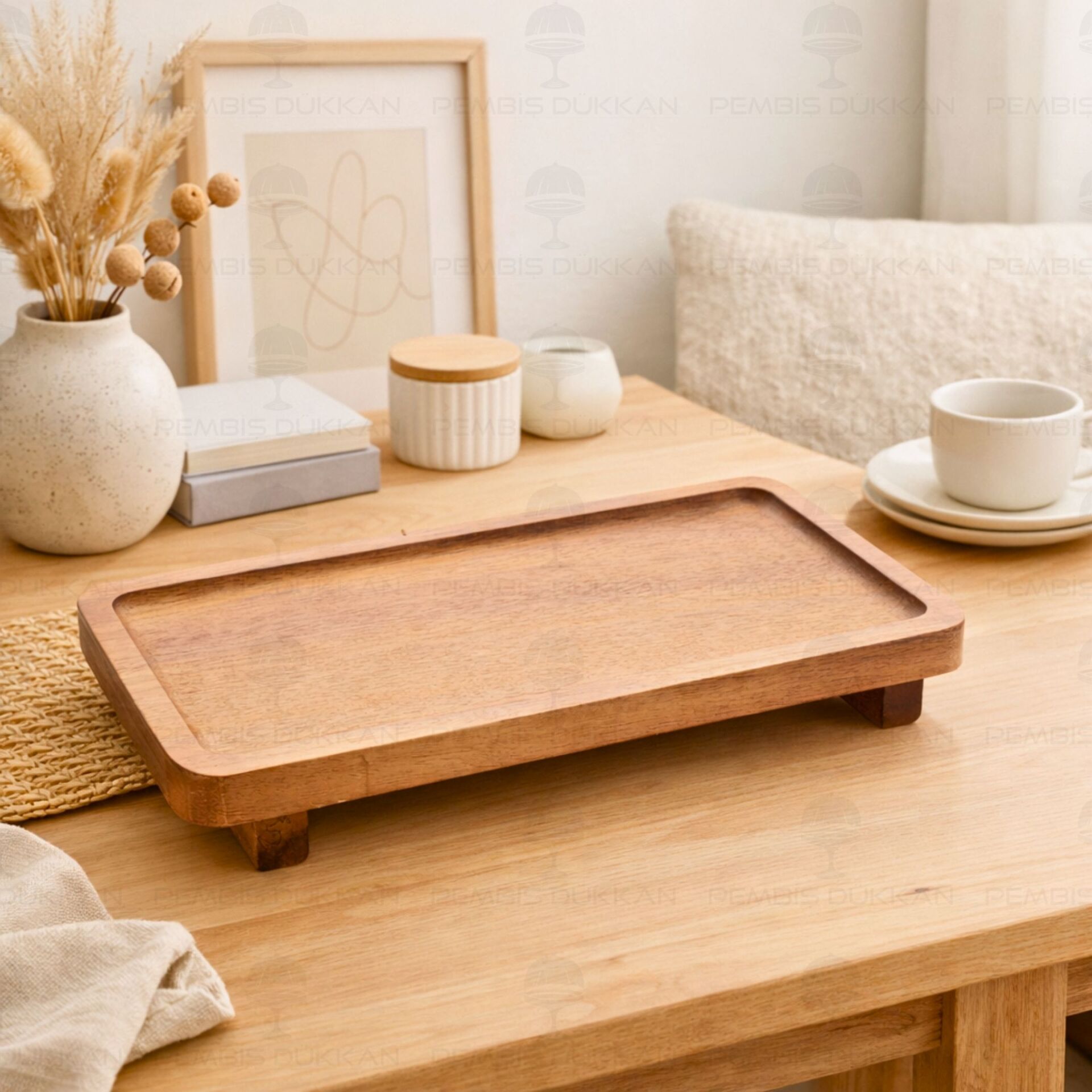 AKASYA DİKDÖRTGEN AYAKLI YAĞDANLIK ALTLIĞI (8B30)