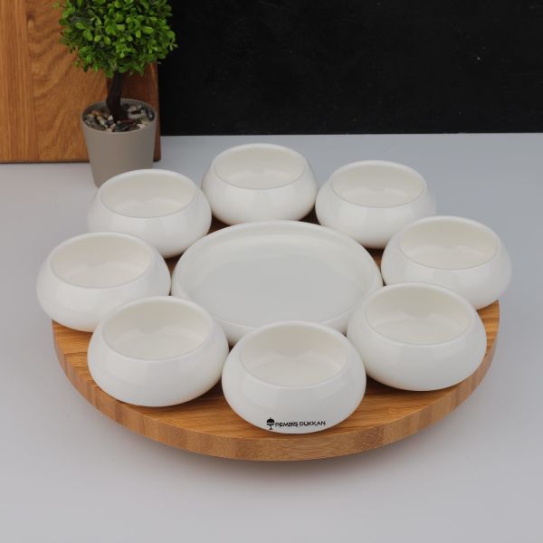 YENİ MODEL VENTO 31 CM KALIN DÖNEN BAMBU KOMBİN SET 8B28