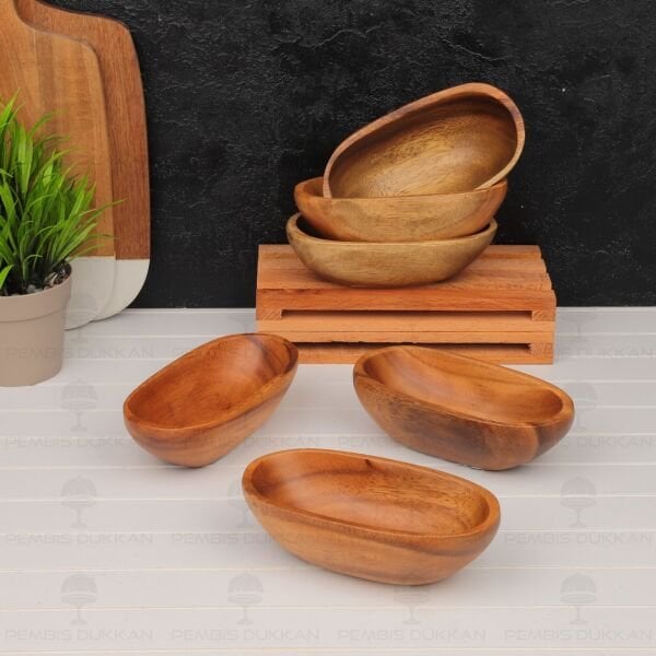 1 ADET FİLİPİN AKASYASI OVAL DERİN ÇEREZLİK & KASE (AKS134)