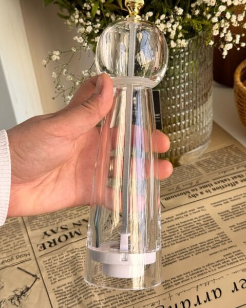 ŞEFFAF BÜYÜK BOY TUZ & KARABİBER DEĞİRMENİ (467)