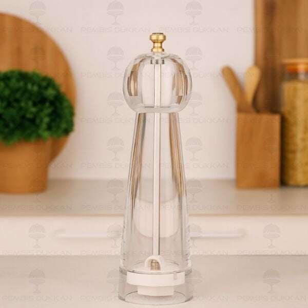 ŞEFFAF BÜYÜK BOY TUZ & KARABİBER DEĞİRMENİ (467)