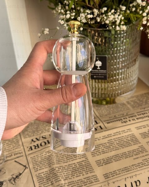 ŞEFFAF KÜÇÜK BOY TUZ & KARABİBER DEĞİRMENİ (468)