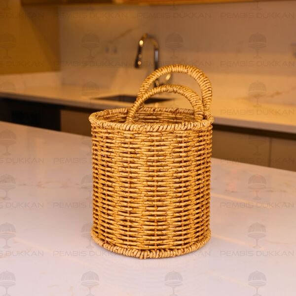 2Lİ RATTAN  ASKILI KÜÇÜK SEPET (1531)