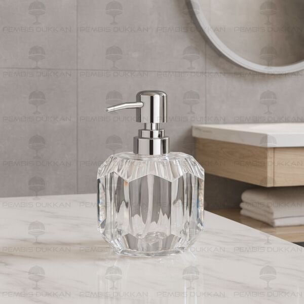 ŞEFFAF AKRİLİK KRİSTAL, SIVI SABUNLUK (1547)