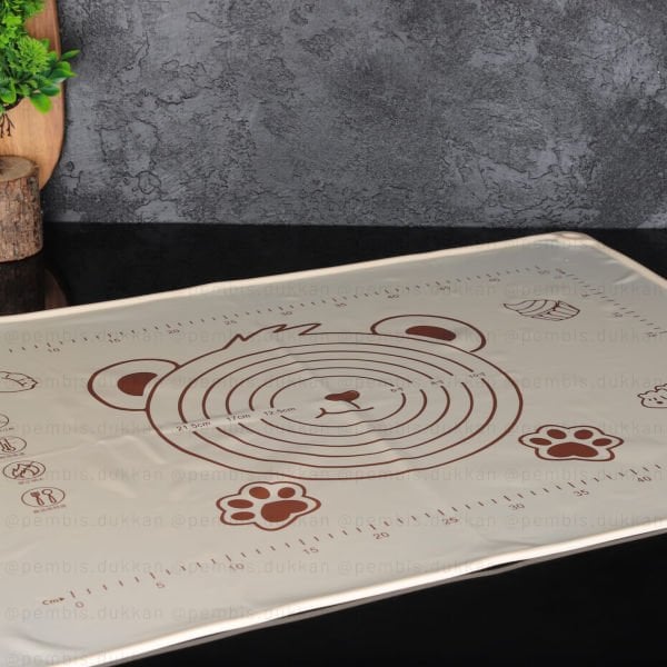 BÜYÜK BOY SİLİKON HAMUR MATI 35X55CM (727)