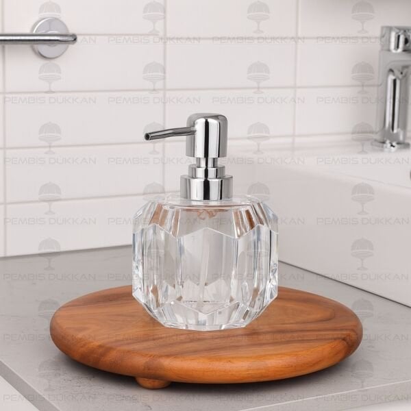 ŞEFFAF AKRİLİK KRİSTAL, SIVI SABUNLUK (1547)