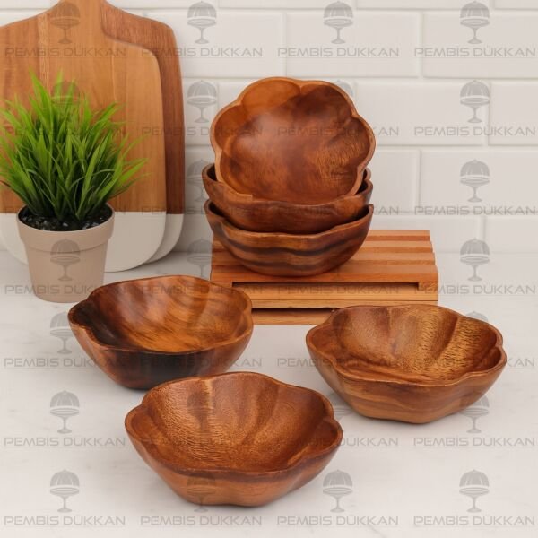 1 ADET FİLİPİN AKASYA ÇİÇEK DERİN KASE (AKS129)