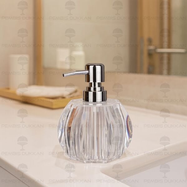 ŞEFFAF AKRİLİK KRİSTAL, SIVI SABUNLUK (1546)