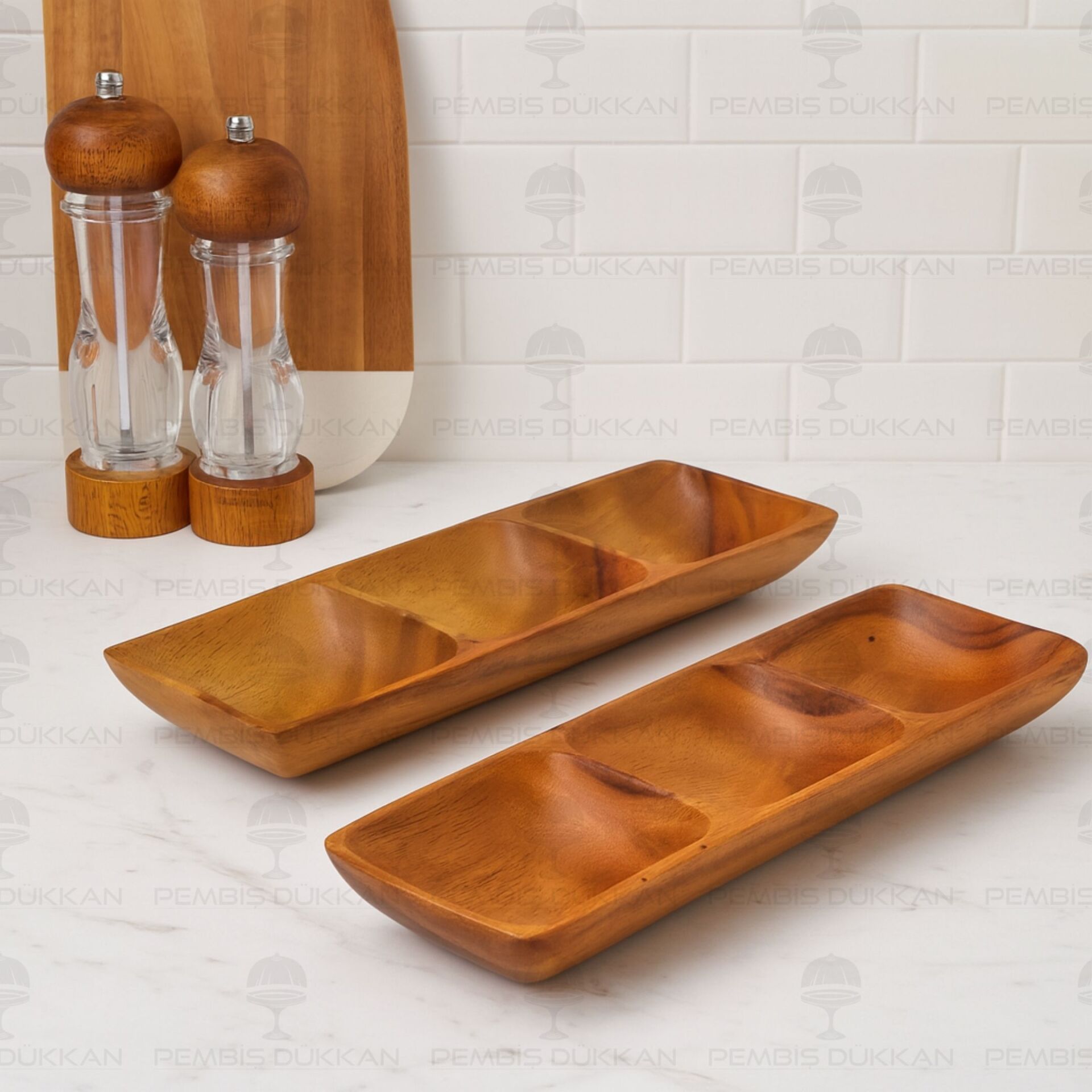 1 ADET FİLİPİN AKASYASI 3 BÖLMELİ DERİN ÇEREZLİK & ZEYTİNLİK (AKS127)