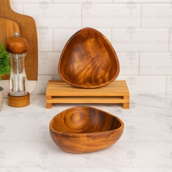 1 ADET FİLİPİN AKASYASI TRİANGLE DERİN ÇEREZLİK & KASE (AKS110)