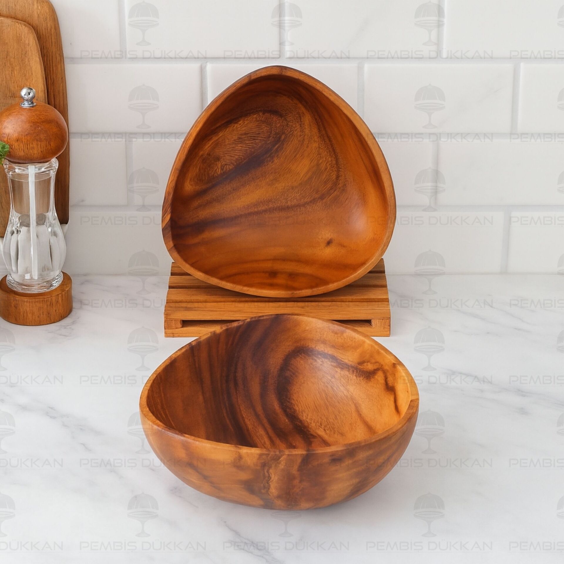 1 ADET FİLİPİN AKASYASI TRİANGLE DERİN MISIR - CİPS & SALATA SERVİS, KASE (AKS109)