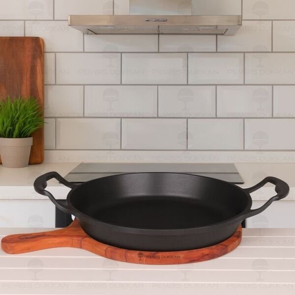 BRİONİ DİAMOND 24 CM AHŞAP ALTLIKLI SAHAN