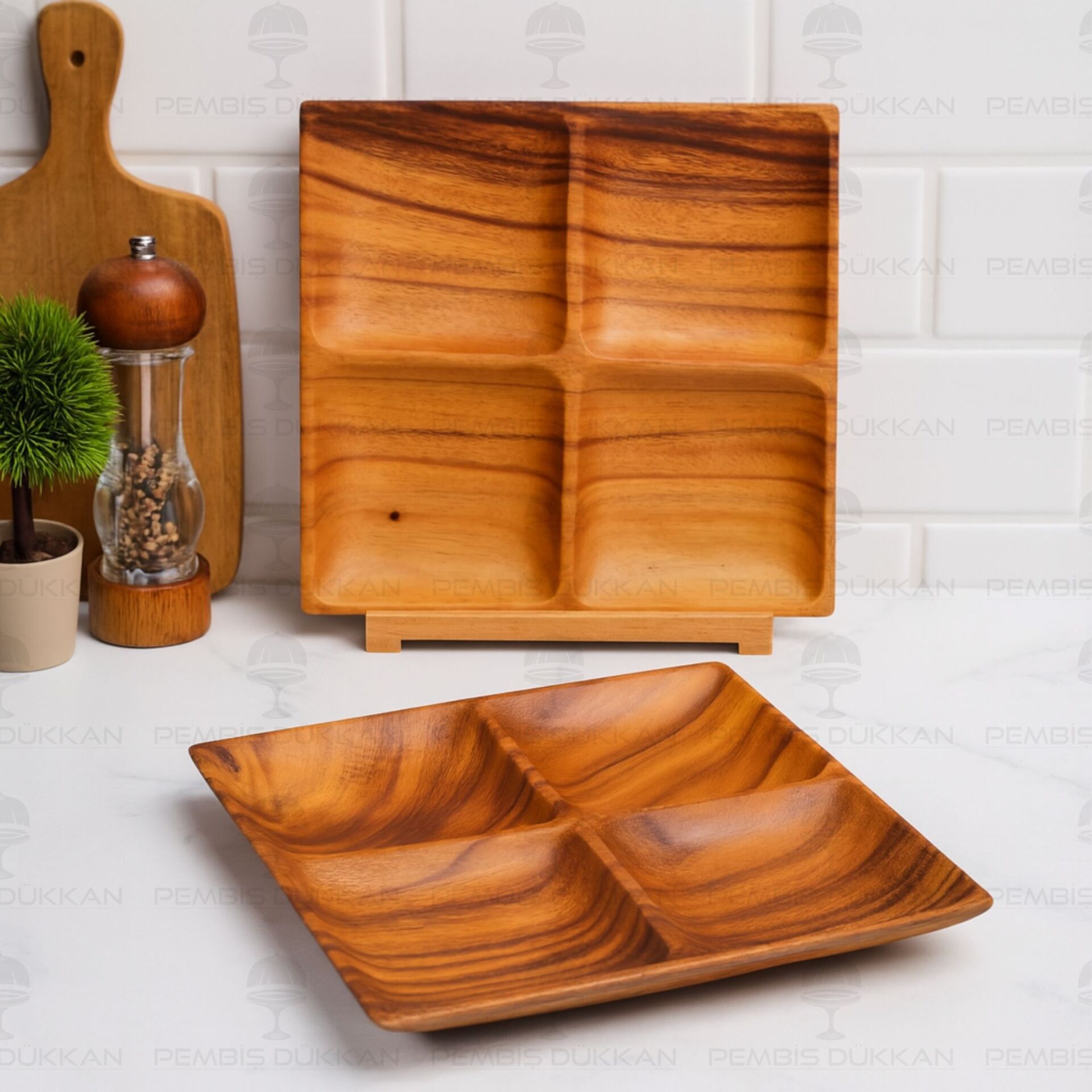 1 ADET FİLİPİN AKASYASI KARE 4 BÖLMELİ ÇEREZLİK (AKS111)