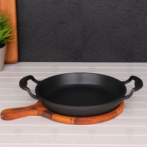 BRİONİ DİAMOND 22 CM AHŞAP ALTLIKLI SAHAN