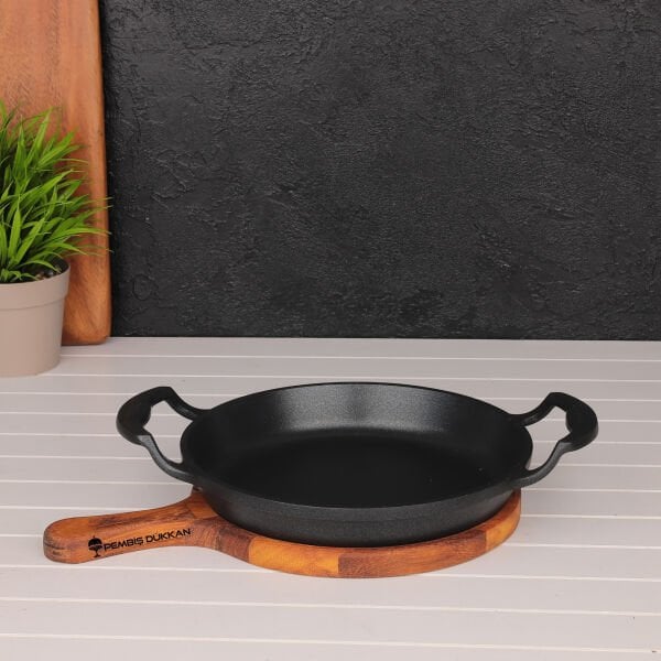 BRİONİ DİAMOND 20 CM AHŞAP ALTLIKLI SAHAN