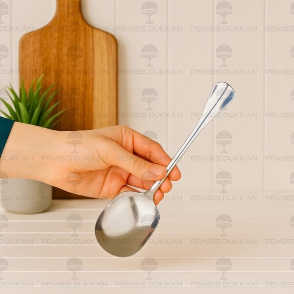 İVY ÇELİK SERVİS KAŞIĞI KÜÇÜK BOY (KSK112)