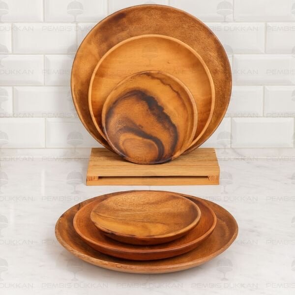 1 ADET FİLİPİN AKASYASI YUVARLAK 20CM PASTA & TATLI SERVİS (AKS101)