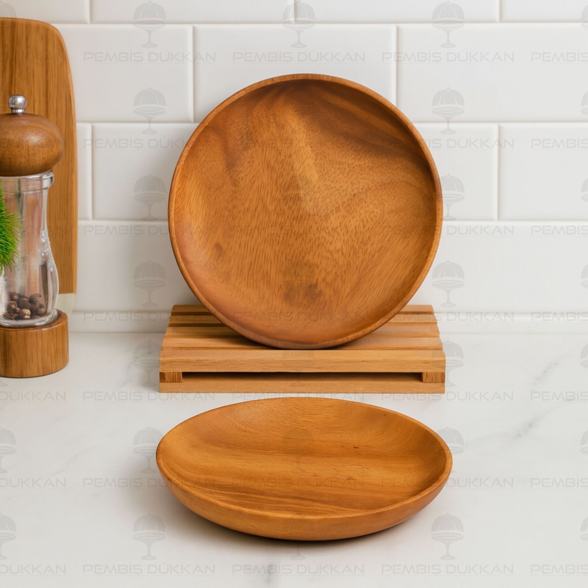 1 ADET FİLİPİN AKASYASI YUVARLAK 20CM PASTA & TATLI SERVİS (AKS101)