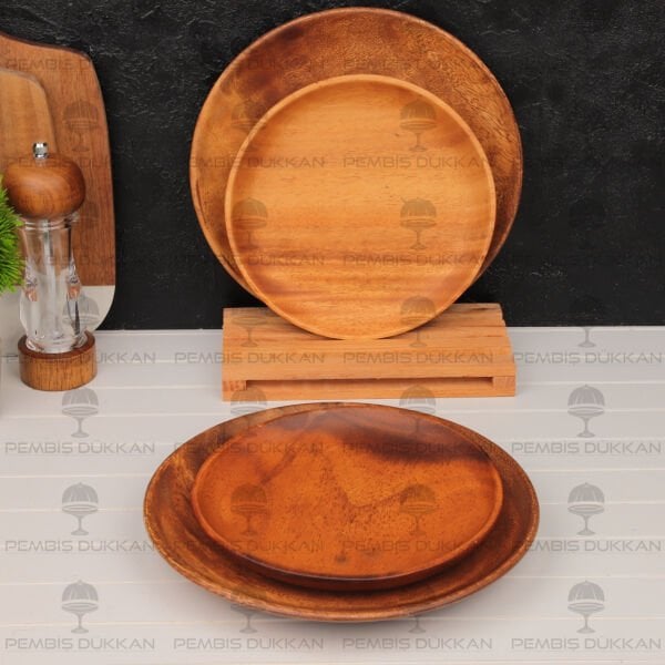 1 ADET FİLİPİN AKASYA YUVARLAK SERVİS TABAĞI (AKS102)