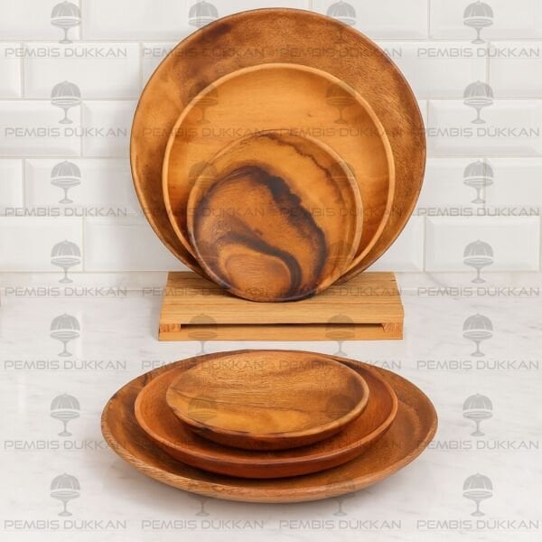 1 ADET FİLİPİN AKASYA YUVARLAK SERVİS TABAĞI (AKS102)