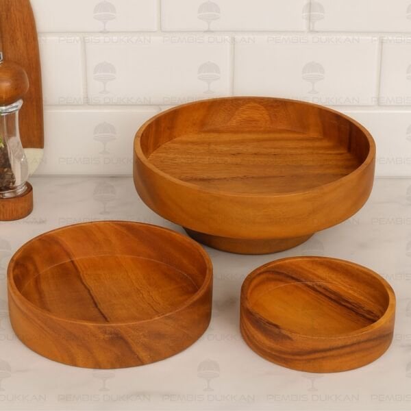 1 ADET FİLİPİN AKASYASI YUVARLAK DERİN KÜÇÜK ÇEREZLİK & KASE (AKS123)