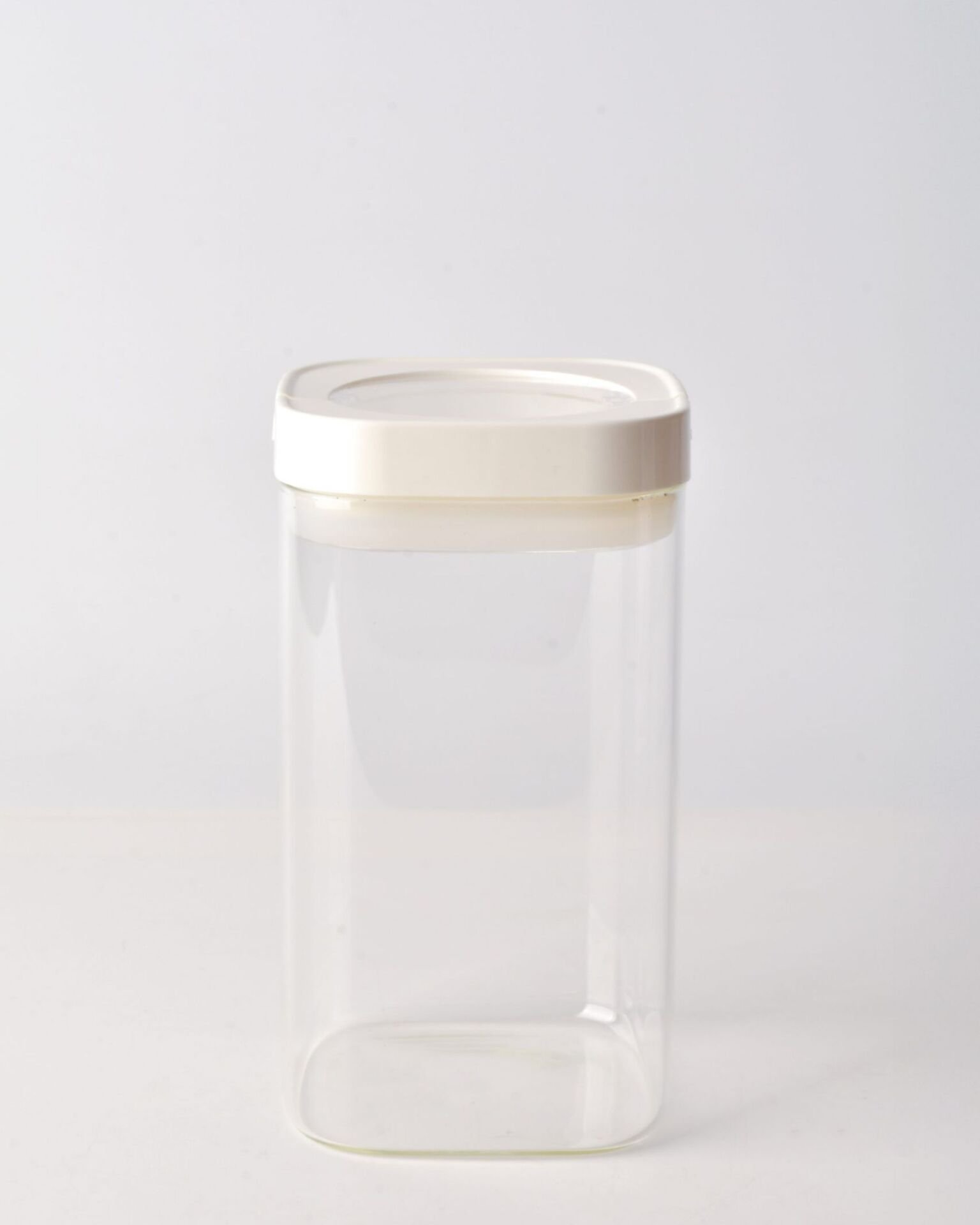 BEYAZ KARE TESORA 1200ML VAKUM KAPAK CAM KAVANOZ (88503)