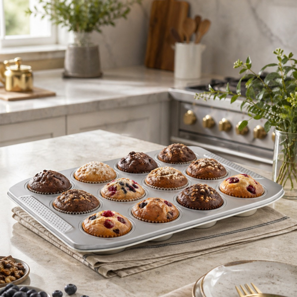Falez Krem 12li Muffin Kalıbı (4002)