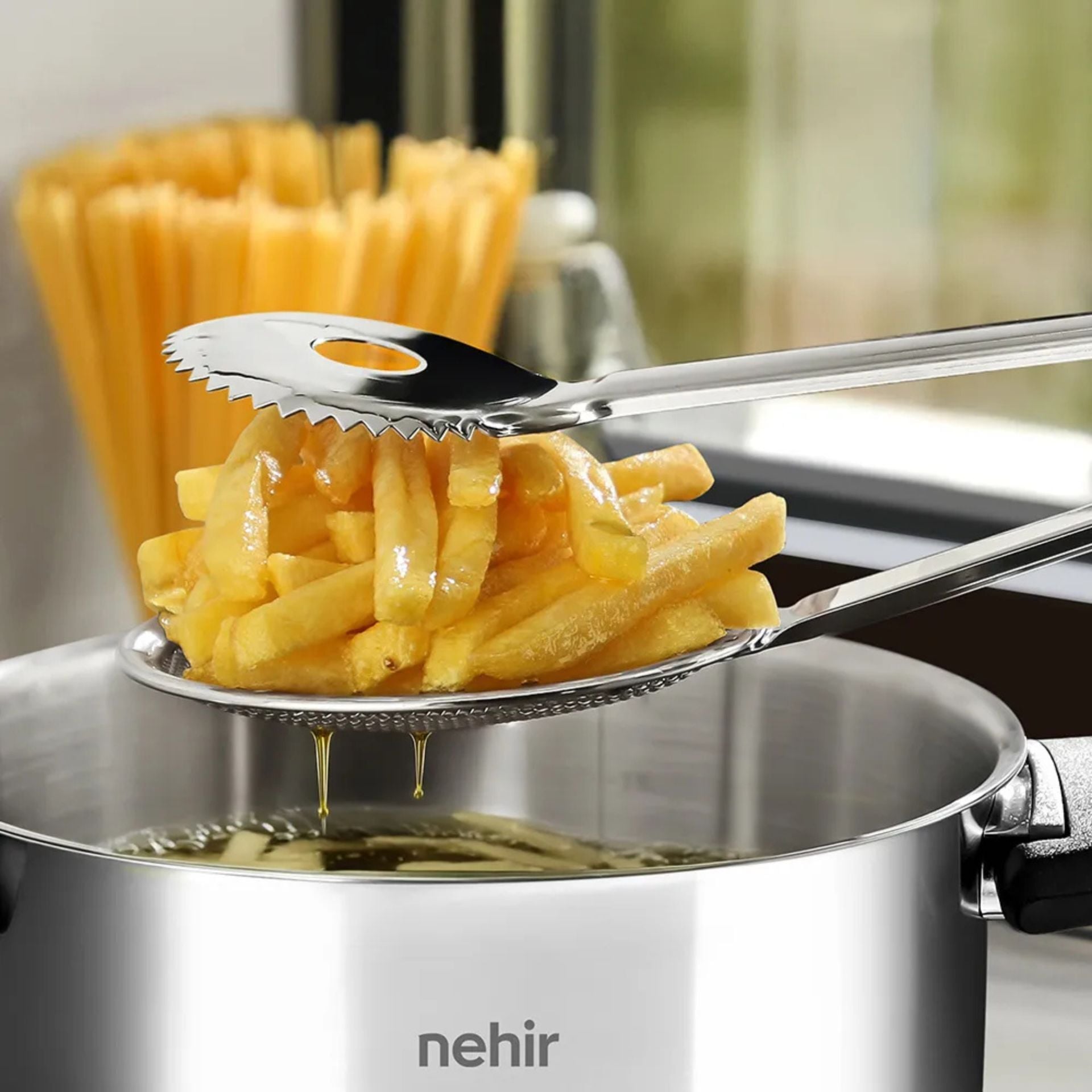 SÜZGEÇLİ PREMİUM NEHİR KIZARTMA MAŞASI