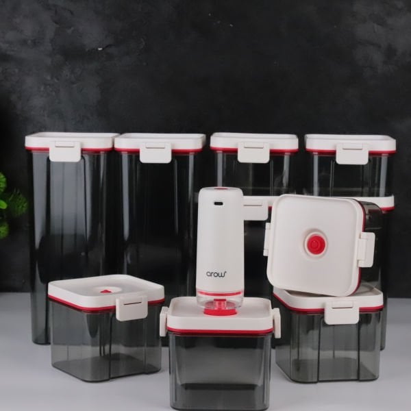 SUNN VAKUM CİHAZLI, ERZAK SAKLAMA KABI & KAVANOZ SET