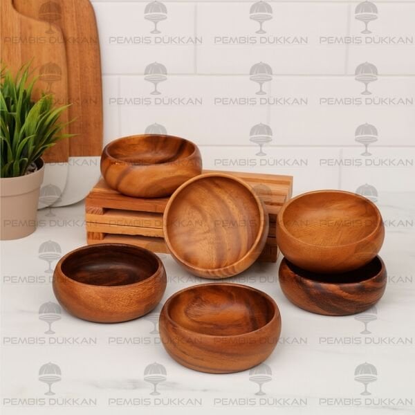 1 ADET FİLİPİN AKASYA YUVARLAK BOMBELİ MİNİ KASE (AKS113)