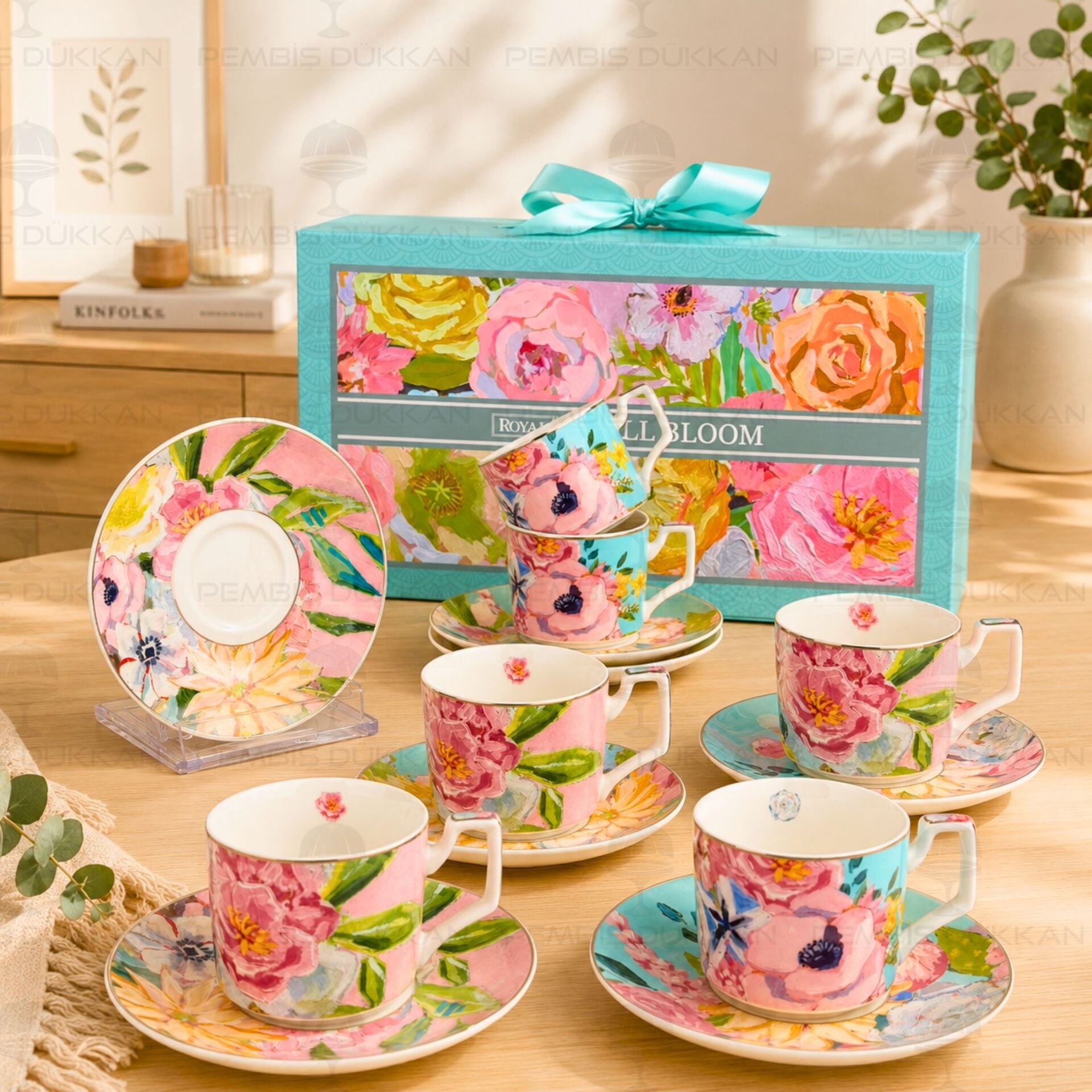 FULL BLOOM 6 KİŞİLİK KAHVE FİNCAN TAKIMI