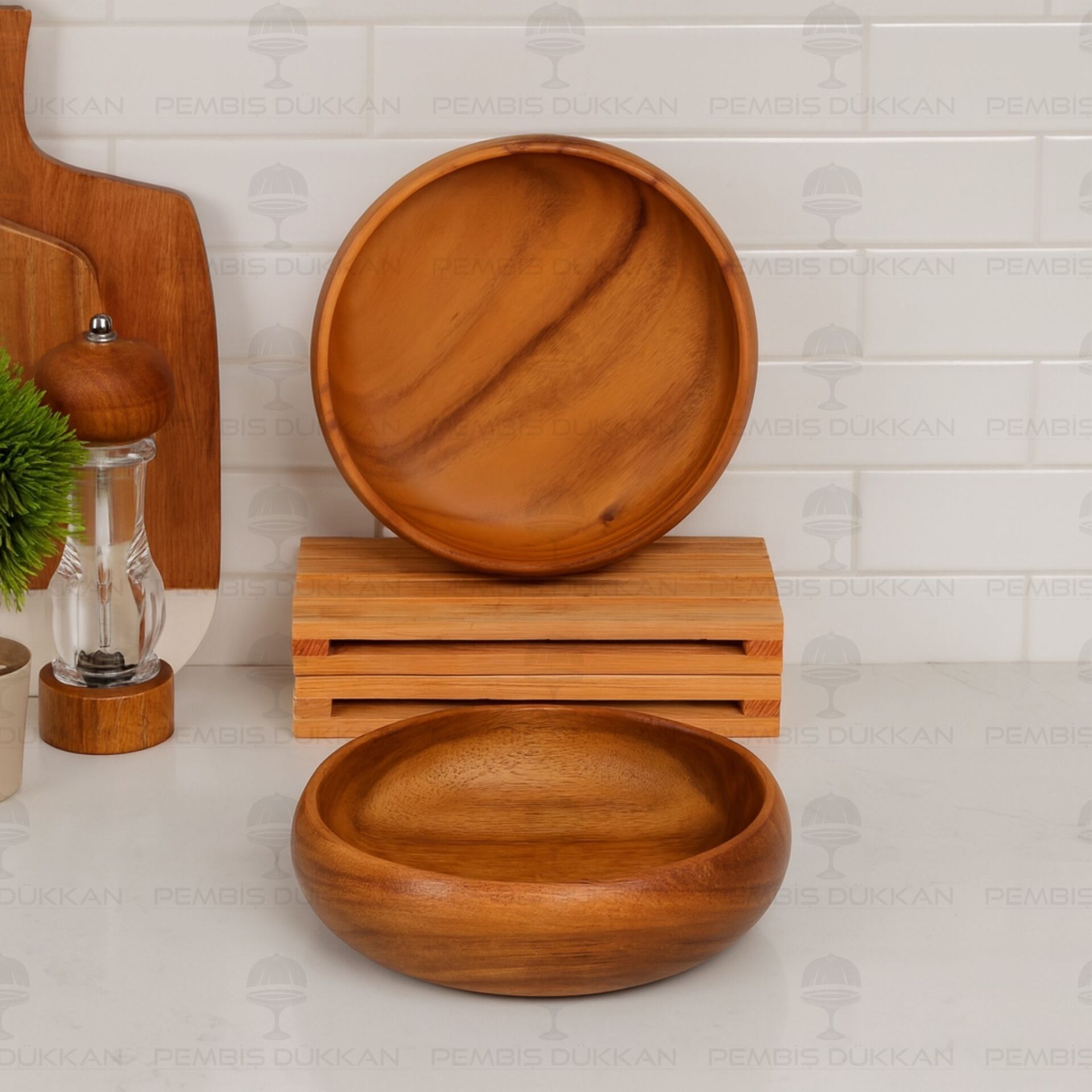 1 ADET FİLİPİN AKASYASI BOMBELİ DERİN KÜÇÜK ÇEREZLİK & KASE (AKS114)