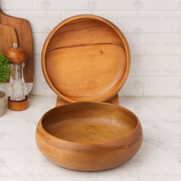 1 ADET FİLİPİN AKASYASI BOMBELİ DERİN BÜYÜK SALATA SERVİS & MEYVELİK KASE (AKS116)