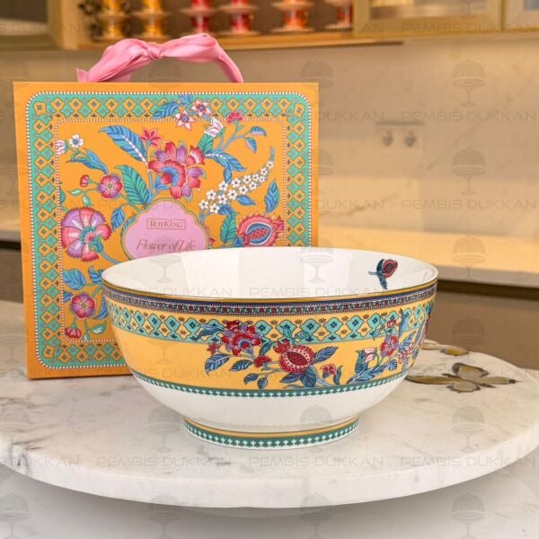 FLOWER OF LİFE SALATA KASE (006)