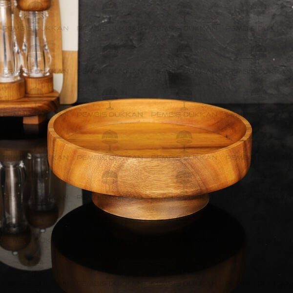 FİLİPİN AKASYASI 25CM AYAKLI DERİN SALATA - MEZE SERVİS & MEYVELİK (AKS146)