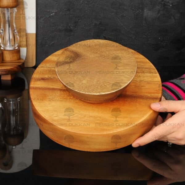 FİLİPİN AKASYASI 25CM AYAKLI DERİN SALATA - MEZE SERVİS & MEYVELİK (AKS146)