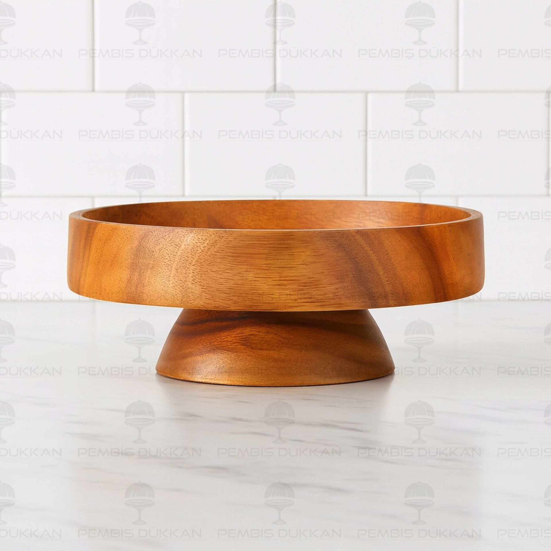 FİLİPİN AKASYASI 25CM AYAKLI DERİN SALATA - MEZE SERVİS & MEYVELİK (AKS146)