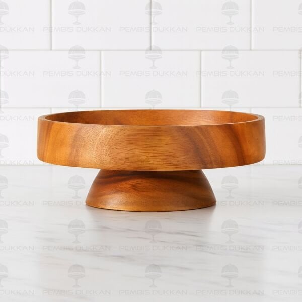 FİLİPİN AKASYASI 25CM AYAKLI DERİN SALATA - MEZE SERVİS & MEYVELİK (AKS146)