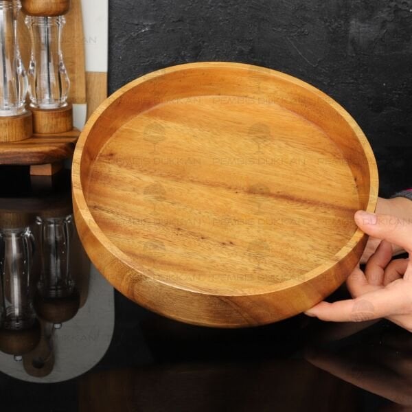 FİLİPİN AKASYASI 25CM AYAKLI DERİN SALATA - MEZE SERVİS & MEYVELİK (AKS146)