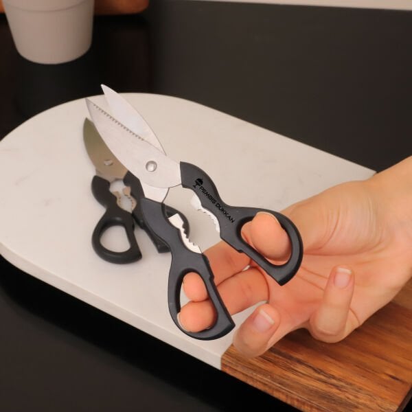 KÜÇÜK SİYAH SAPLI PAKET AÇMA MAKASI (TH76683)