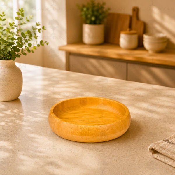 BAMBU YUVARLAK 18CM BASIK KASE (7B272)