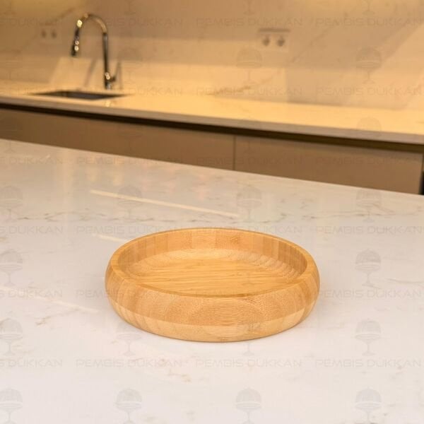 BAMBU YUVARLAK 18CM BASIK KASE (7B272)
