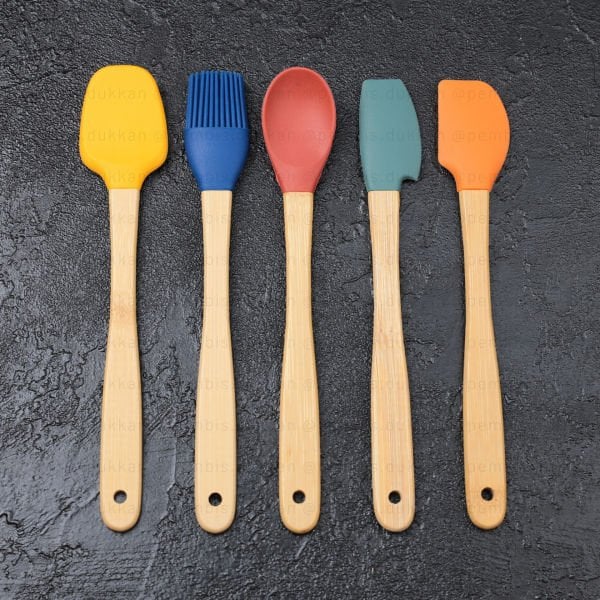 5 PARÇA RENKLİ MİNİ SİLİKON SET