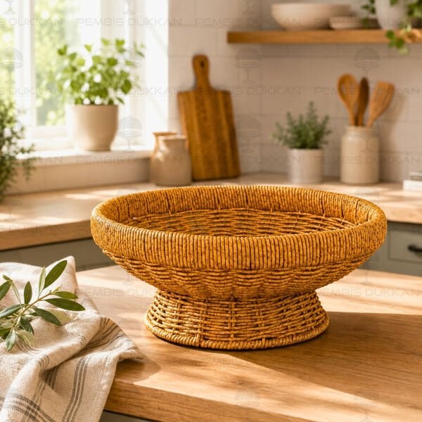 RATTAN AYAKLI MEYVELİK KÜÇÜK (970)